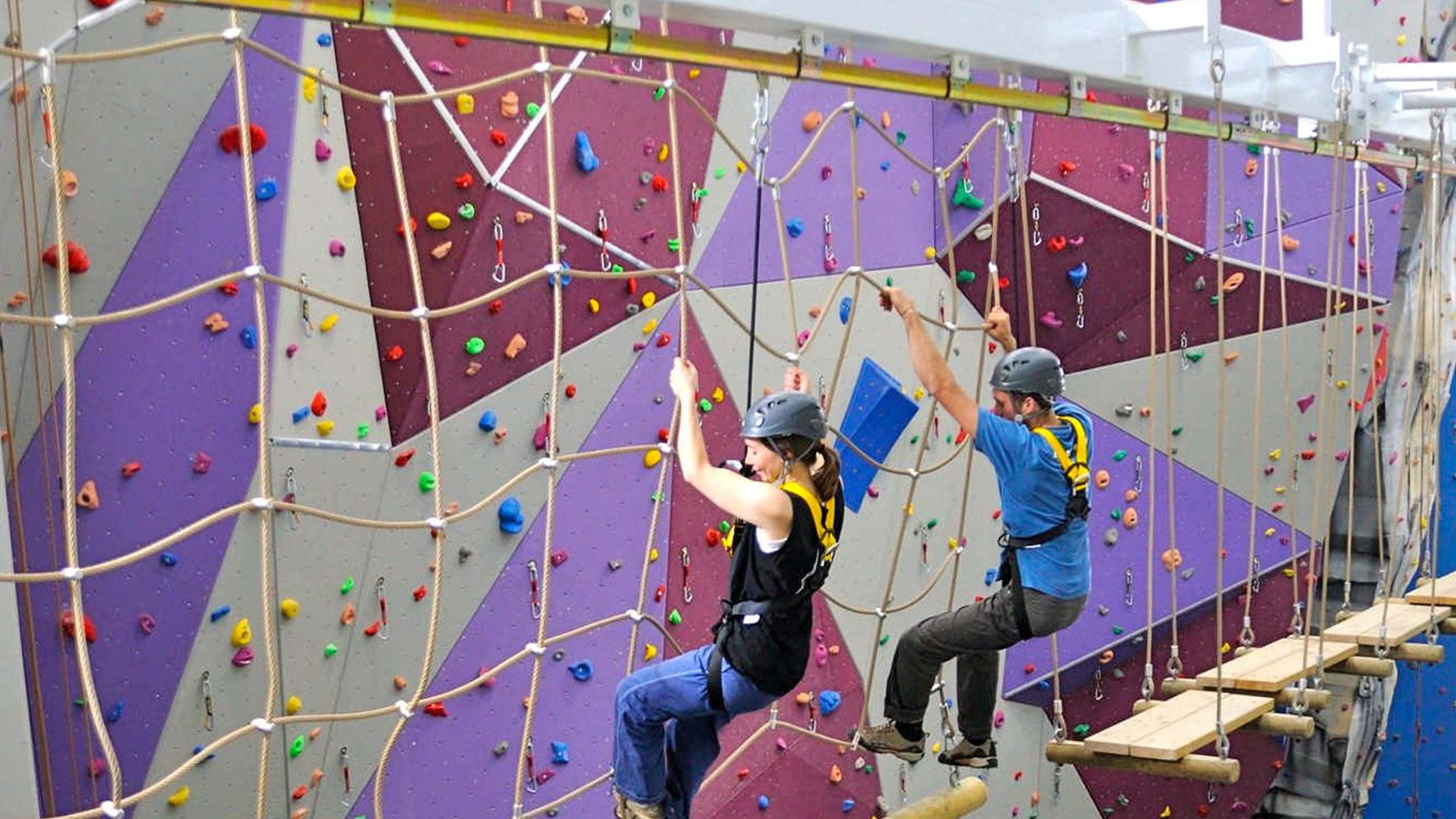 Indoor rope courses and climbing walls JM Adventure