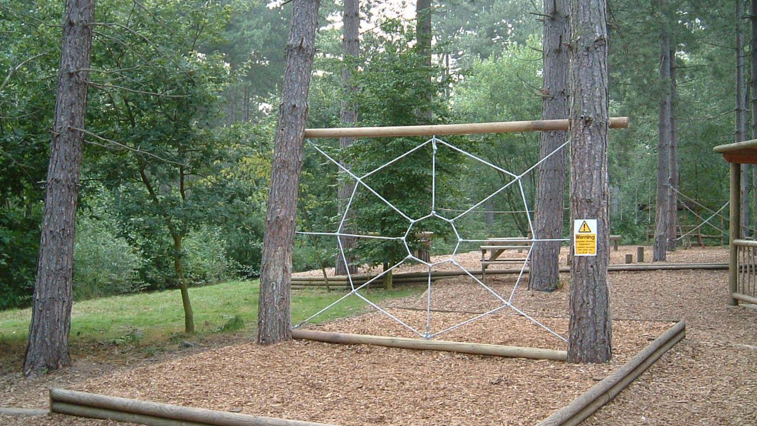 low rope course construction